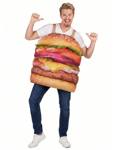 Odrasli realni hamburger kostim