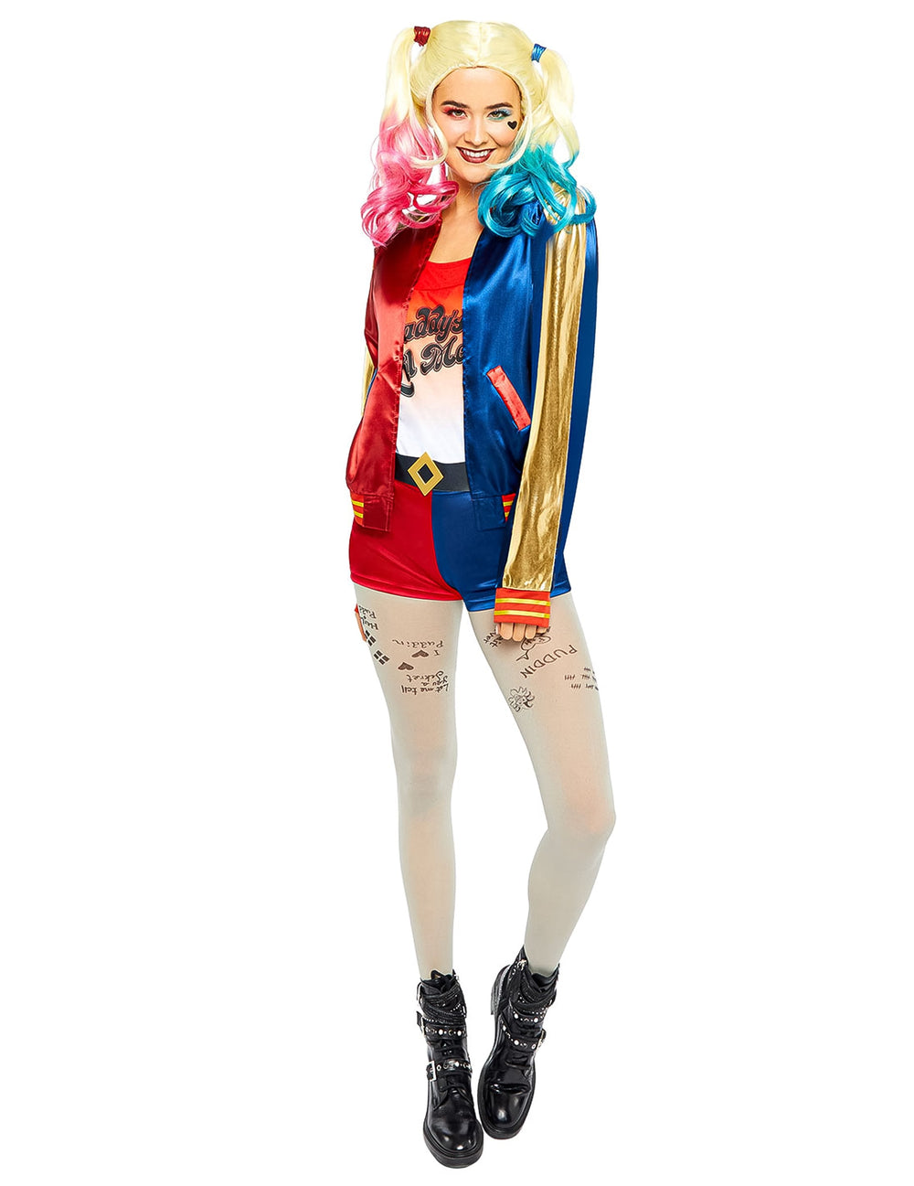 Vue d'ensemble du déguisement Harley Quinn Suicide Squad