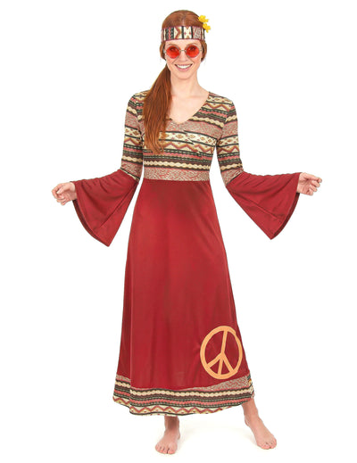 Hippie Bordeaux ženski kostim