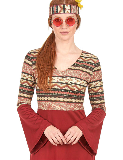 Hippie Bordeaux ženski kostim