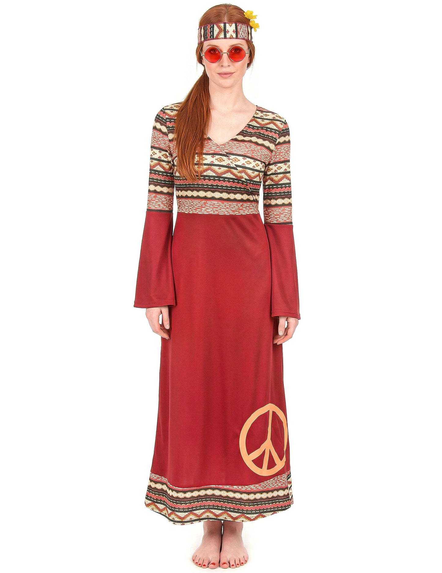 Hippie Bordeaux ženski kostim