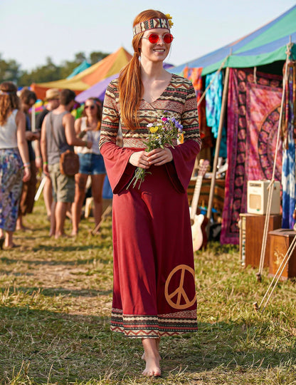 Hippie Bordeaux ženski kostim