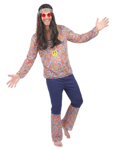 Hippie prerušava psihodelični motiv čovjek