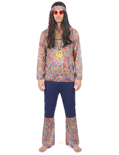 Hippie prerušava psihodelični motiv čovjek