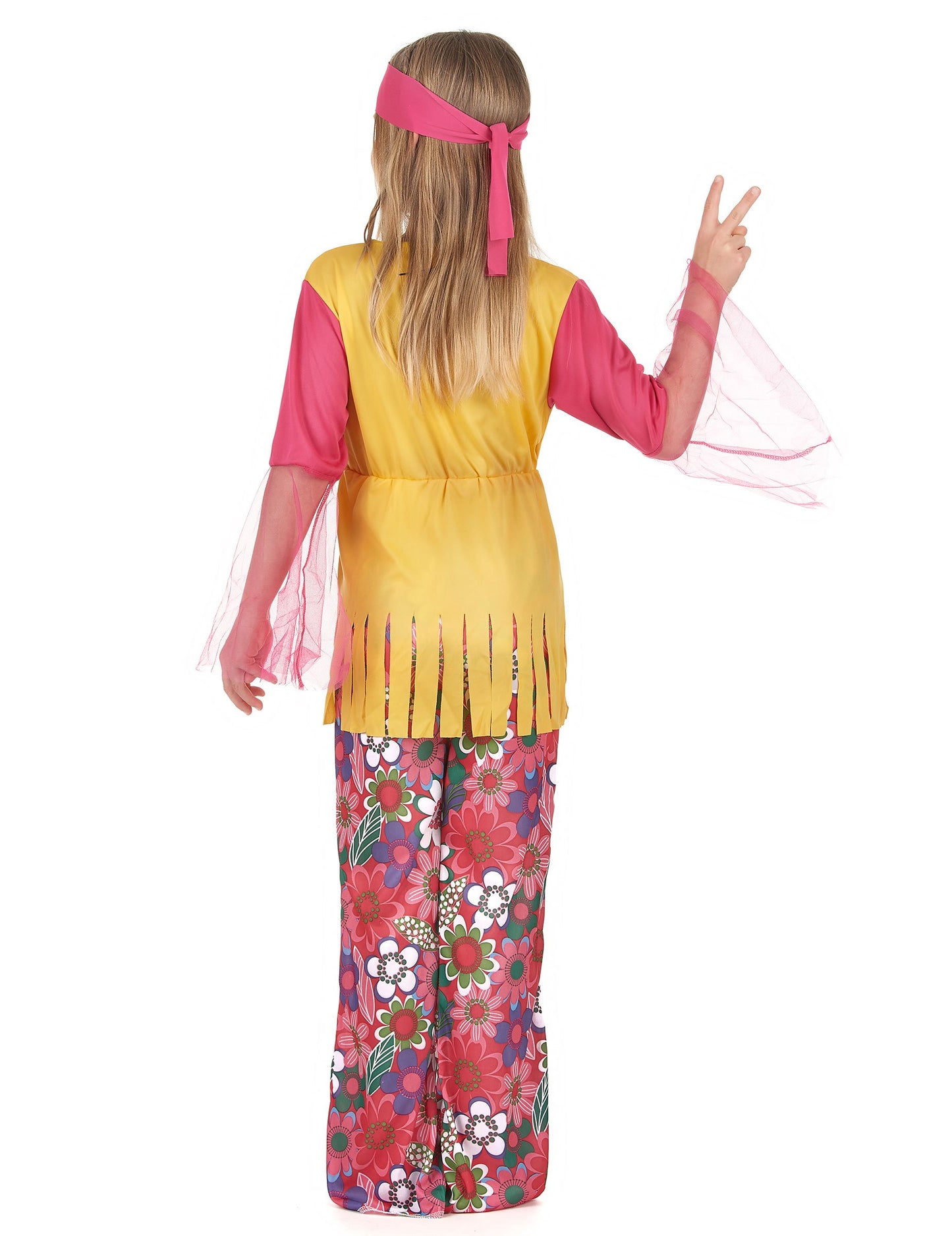 Hippie muticolare djevojka kostim