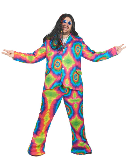 Psihodelični hipi prerušavajući se veliki čovjek