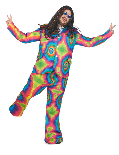 Psihodelični hipi prerušavajući se veliki čovjek