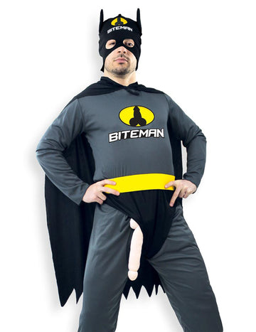 Crni moteman šaljivi kostim