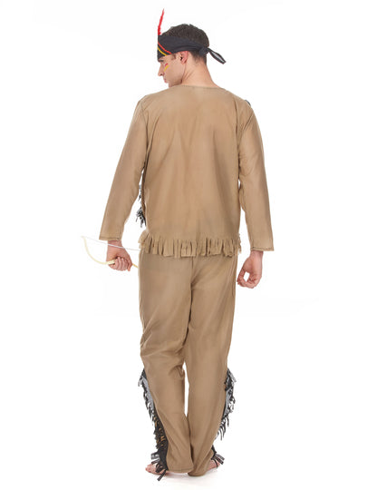Muški indijski kostim s efektom baršuna