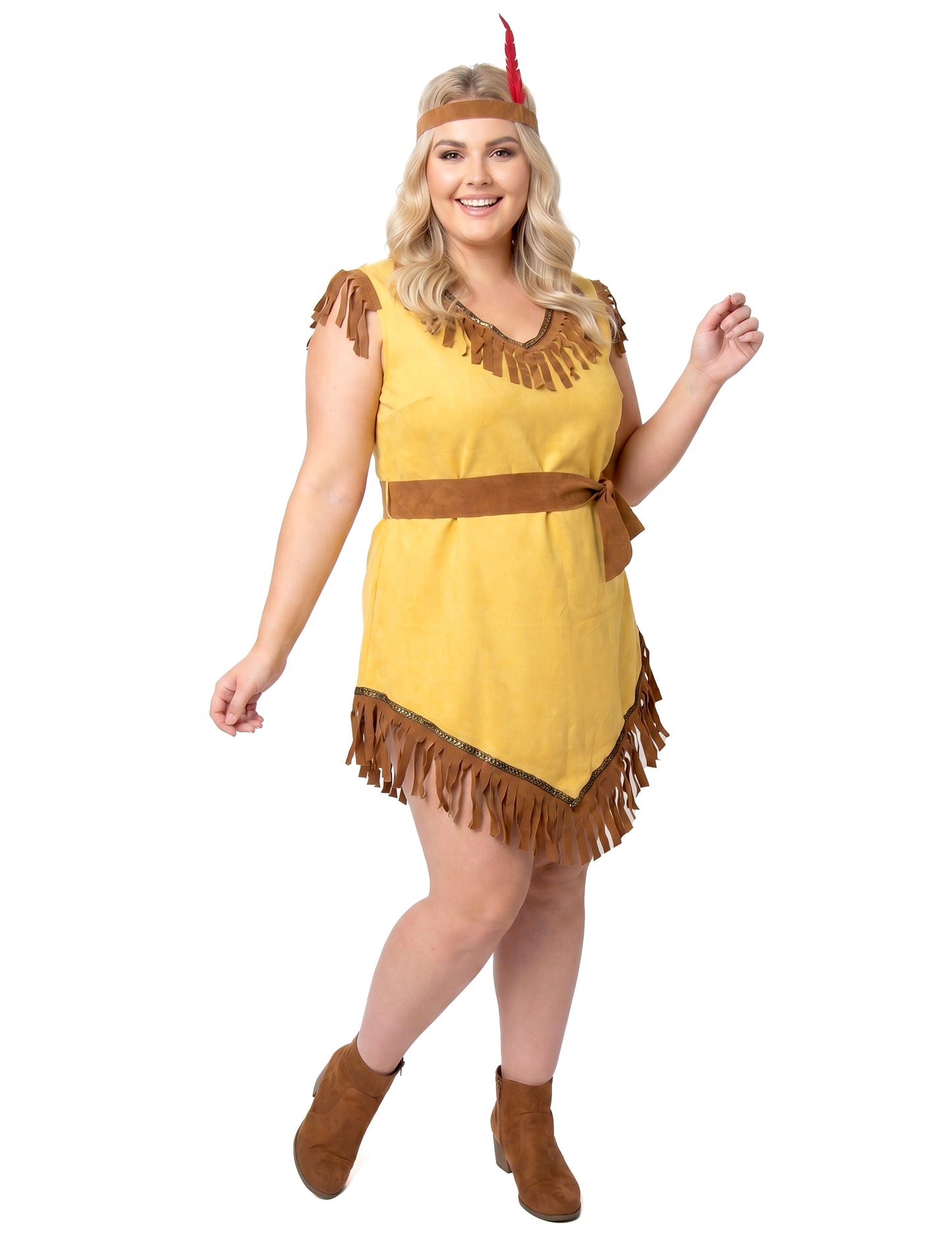 Déguisement indienne asymétrique grande taille femme
