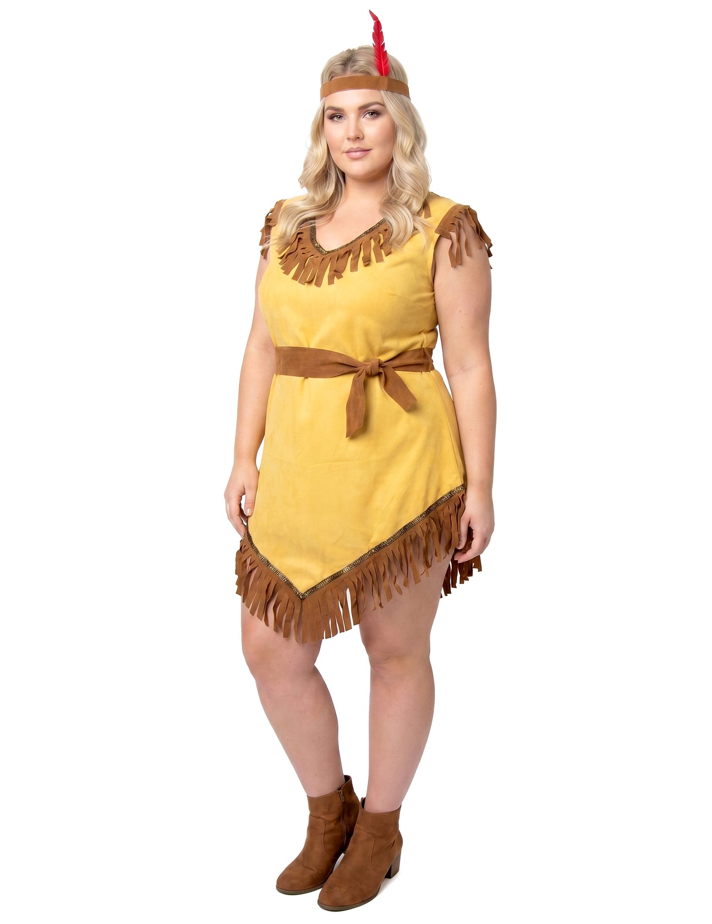 Déguisement indienne asymétrique grande taille femme