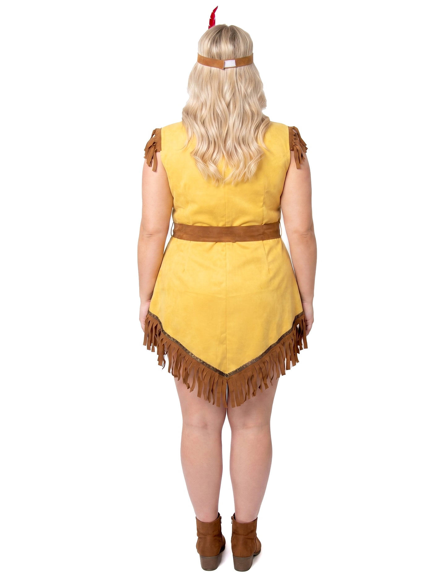 Déguisement indienne asymétrique grande taille femme