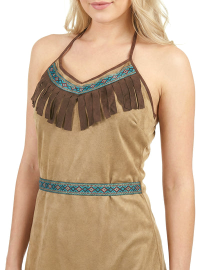 Lagana bež indijska prerušena žena