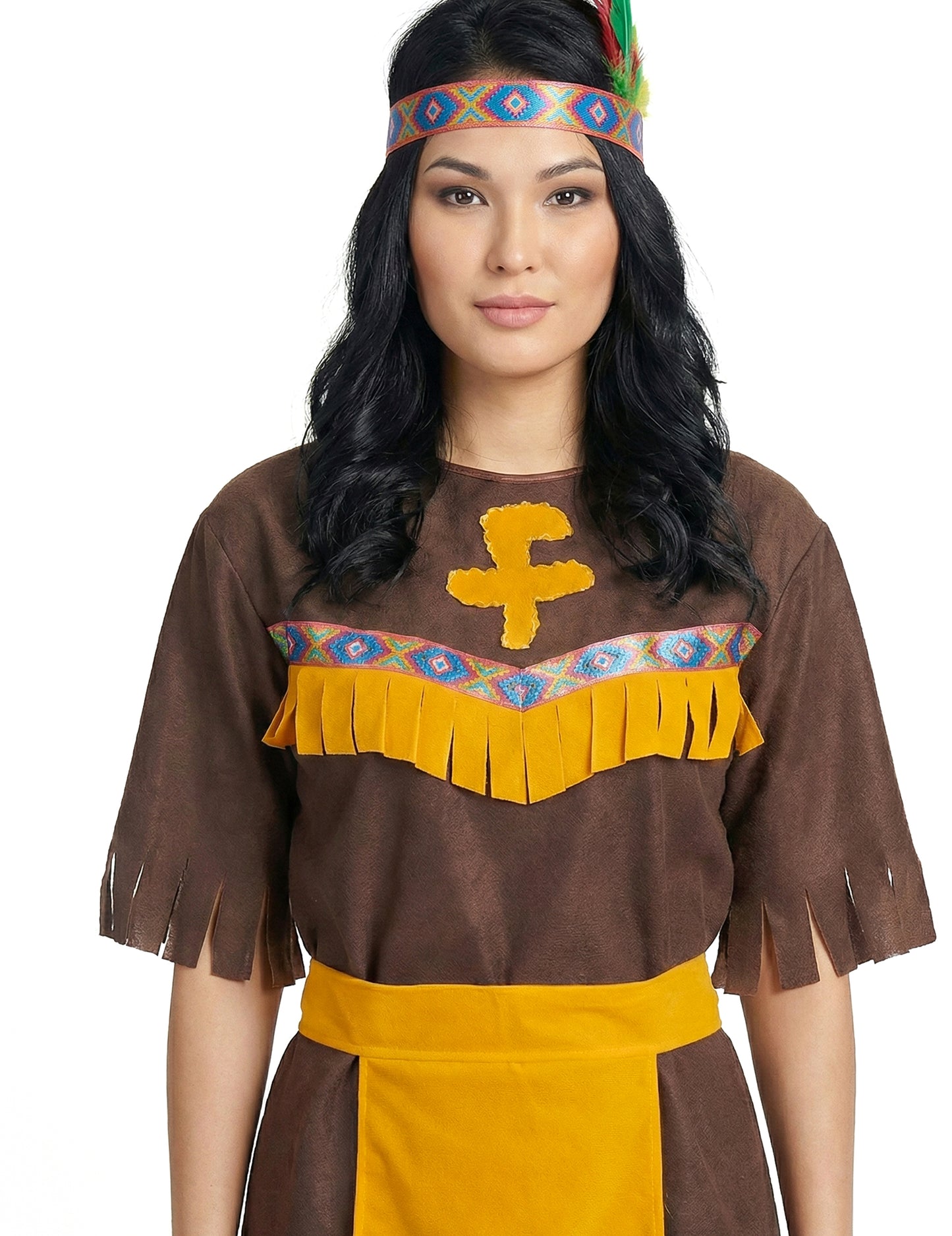 Indijski kostim okružena žena