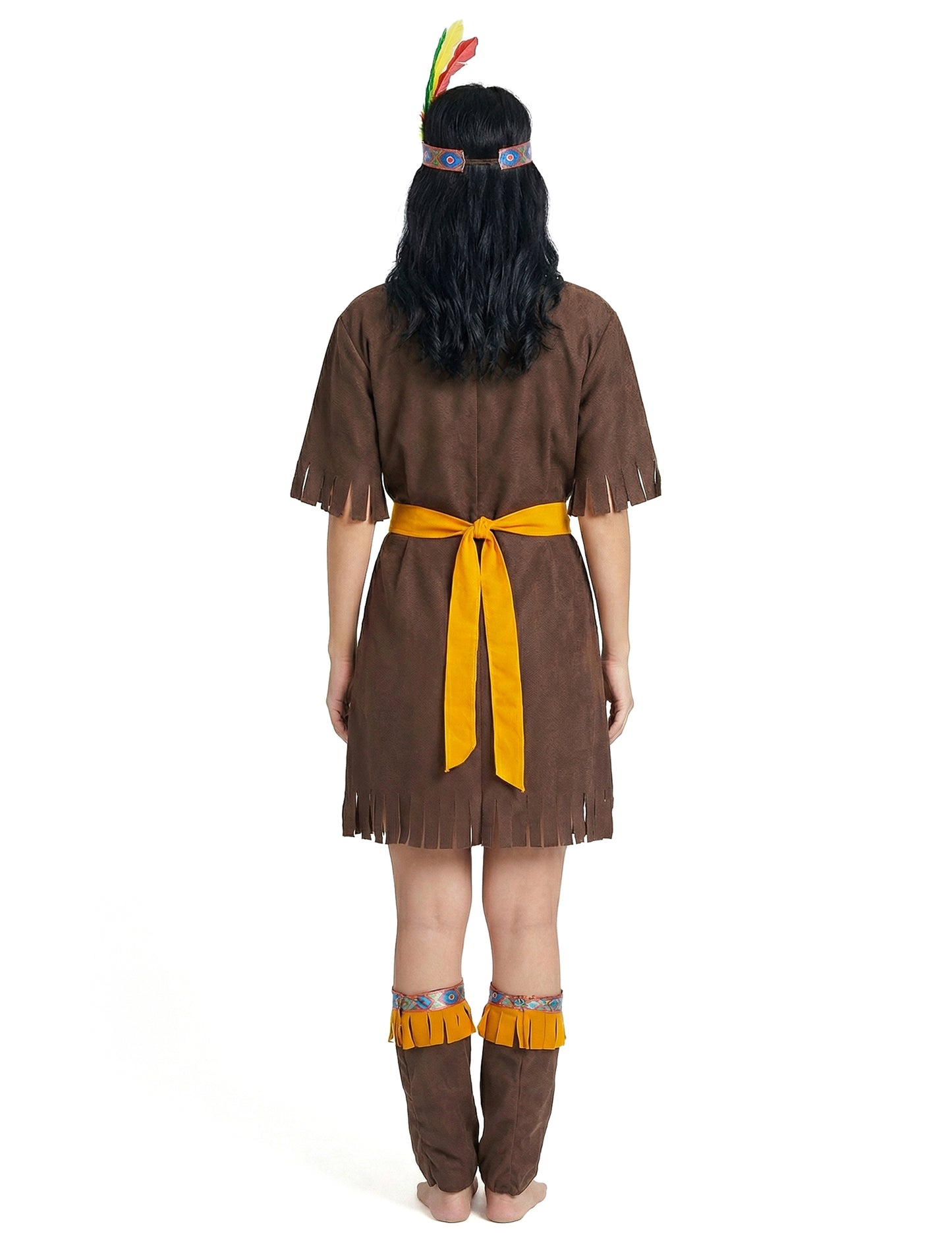 Indijski kostim okružena žena