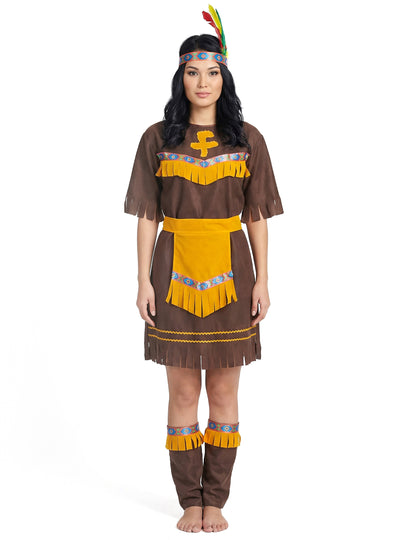 Indijski kostim okružena žena