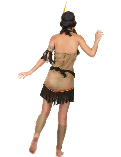 Indijska prerušana gola žena leđa