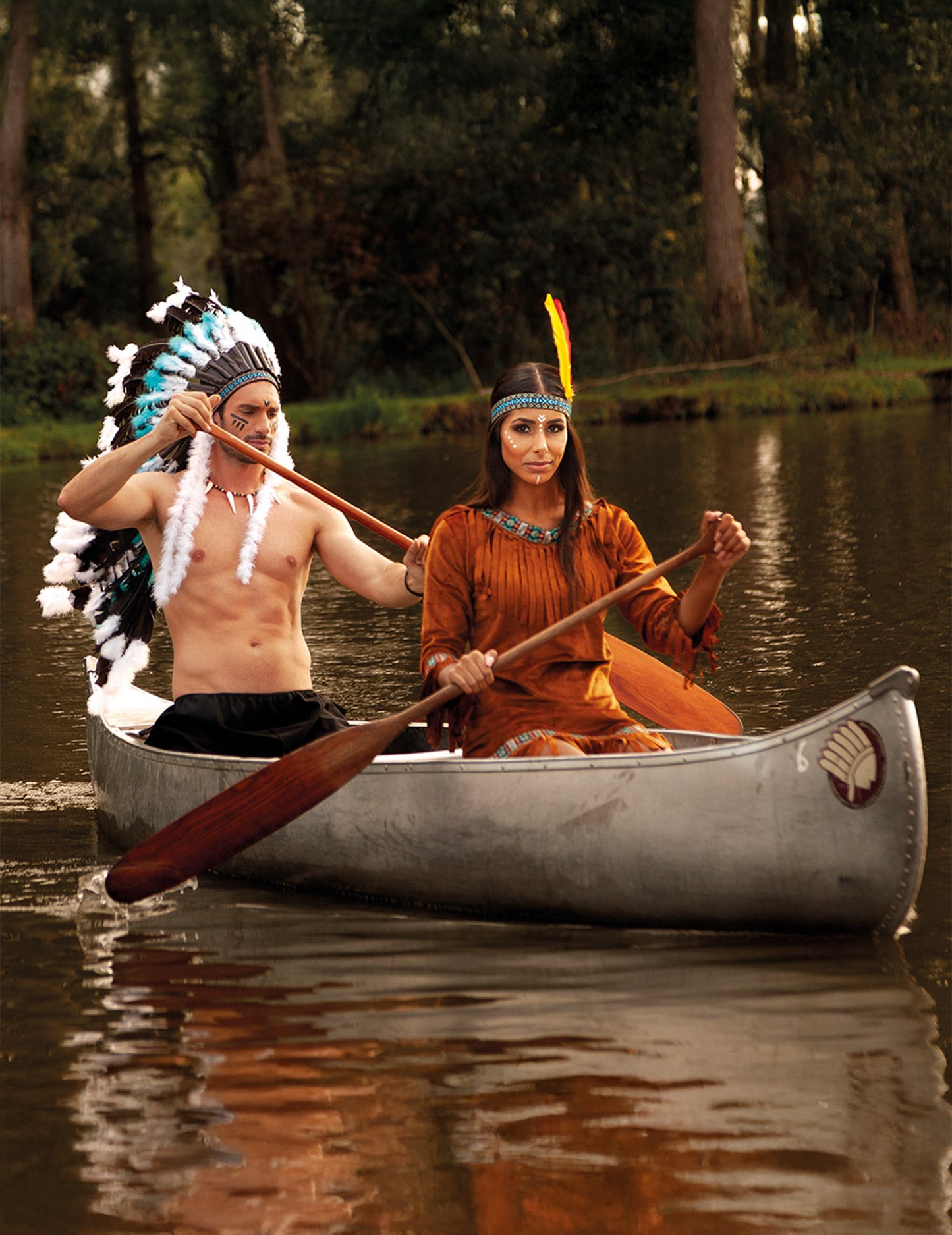 Indijska prerušavanje lažne antilop žene