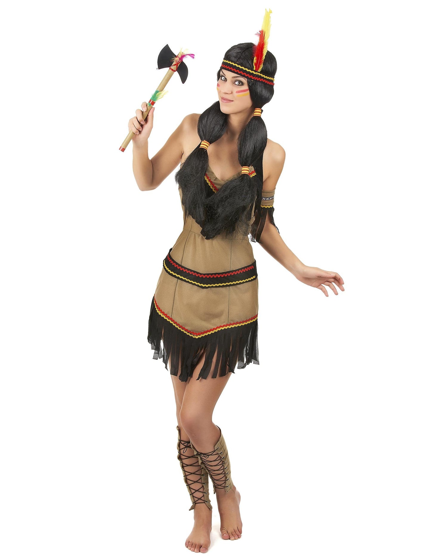 Indijska prerušana gola žena leđa