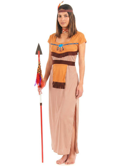 Déguisement indienne robe longue sexy femme