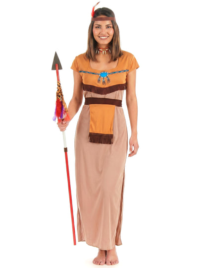 Déguisement indienne robe longue sexy femme