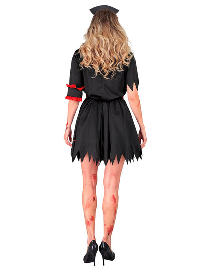 Crni kostim zombija medicinske sestre za žene