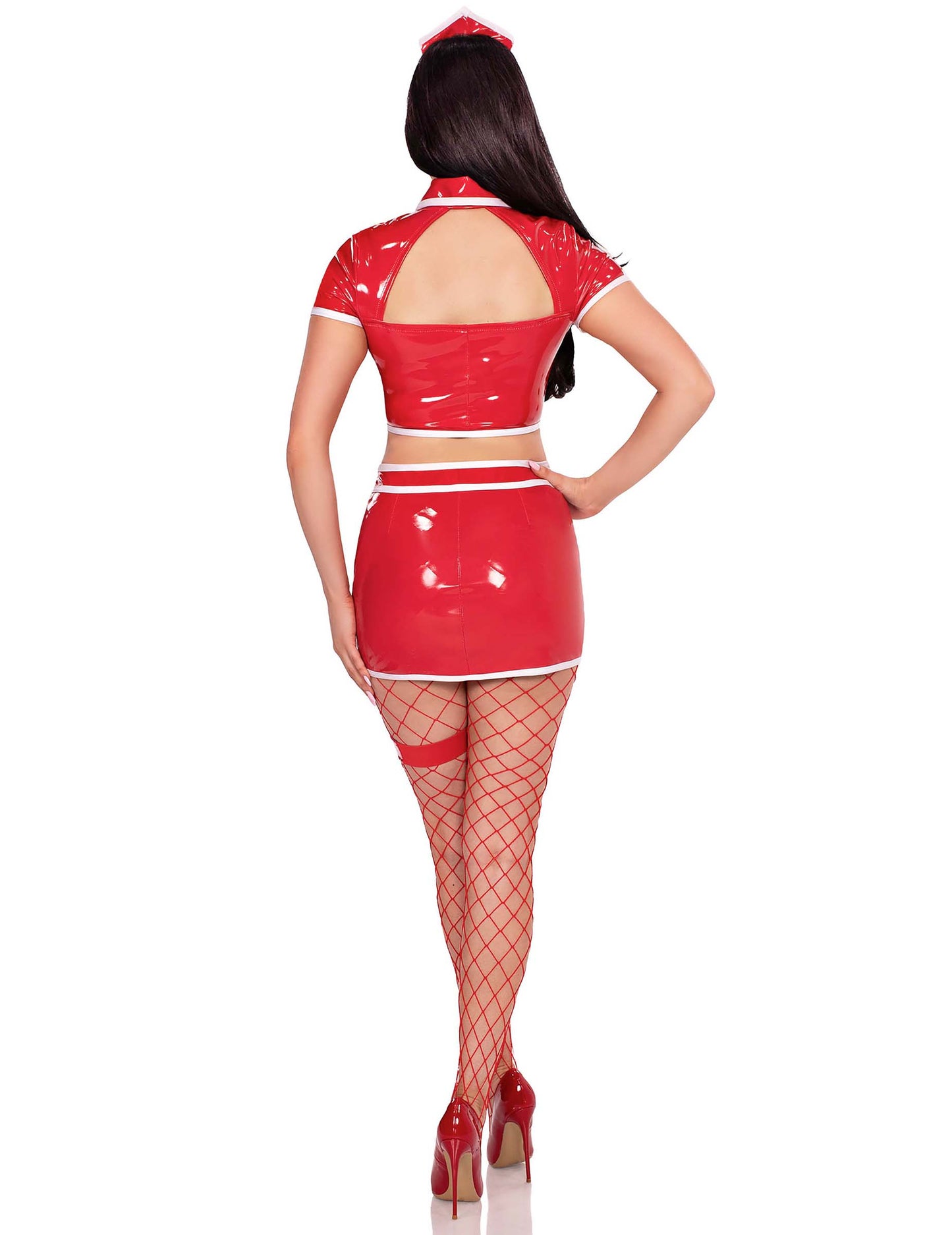 Seksi crvena sestra kostim za žene