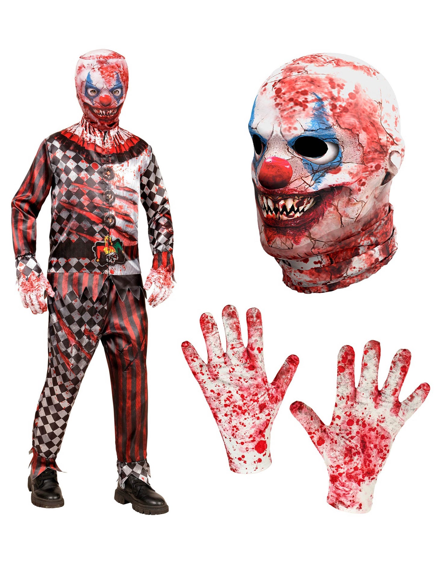 Kostim potpunog klauna ubojice za djecu