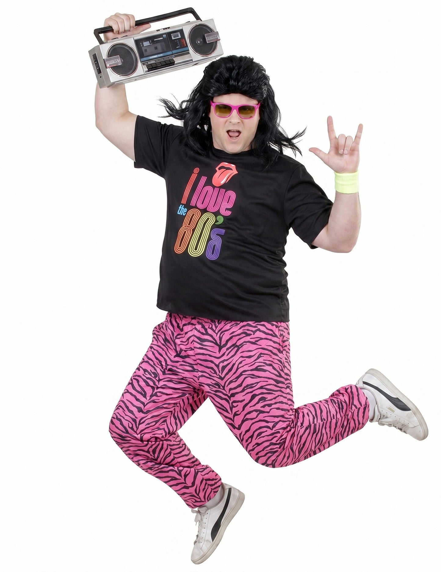 Déguisement jogging I love 80's grande taille homme