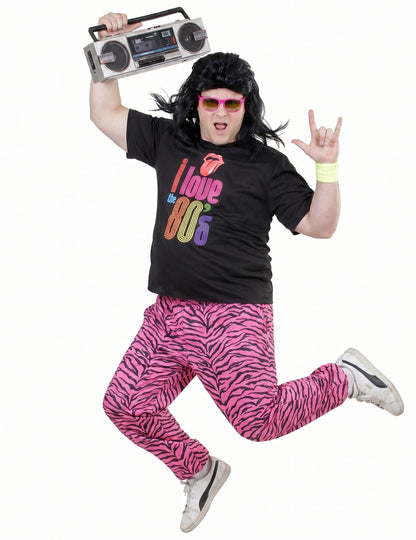 Déguisement jogging I love 80's grande taille homme