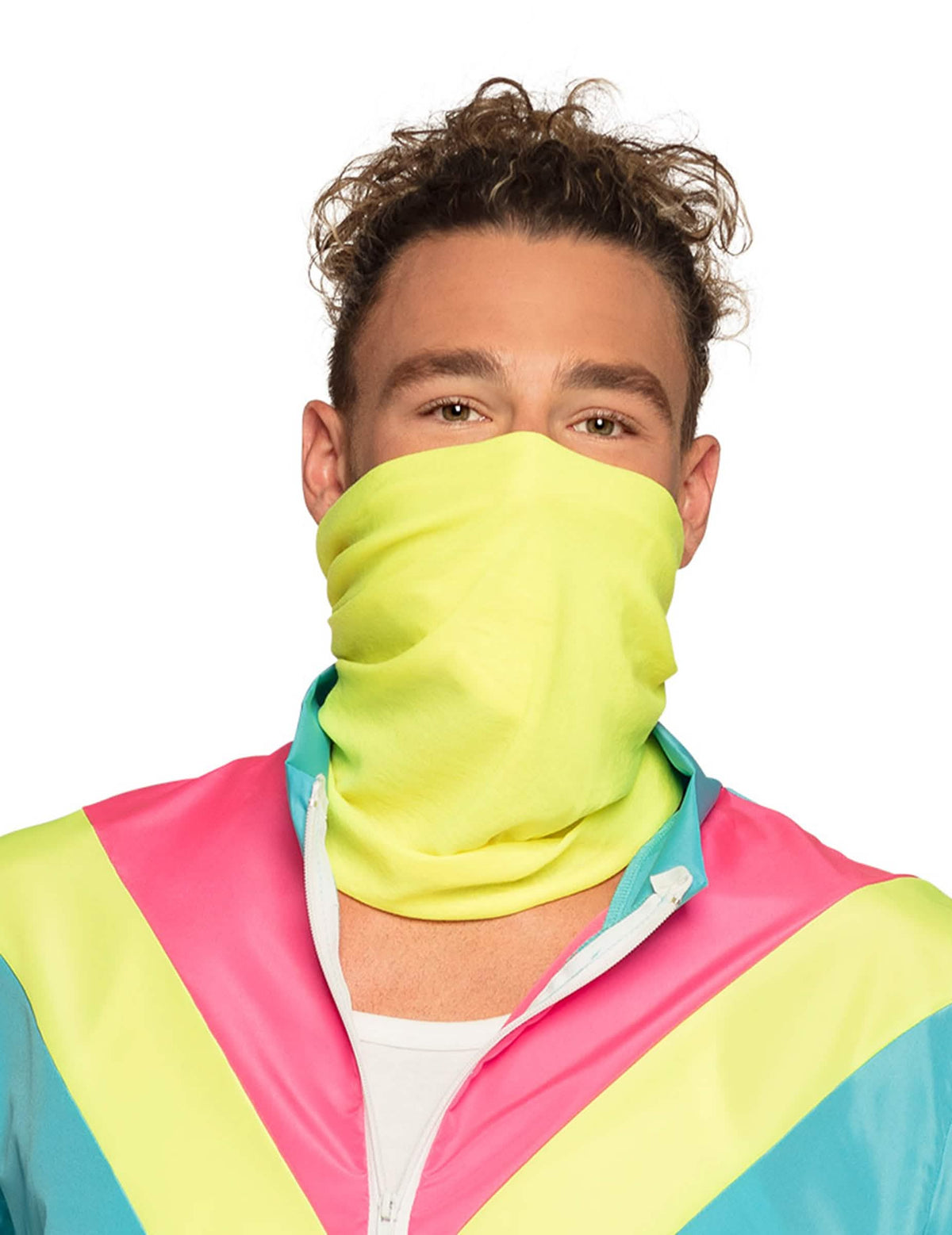 Muški neon plavi retro kostim za jogging