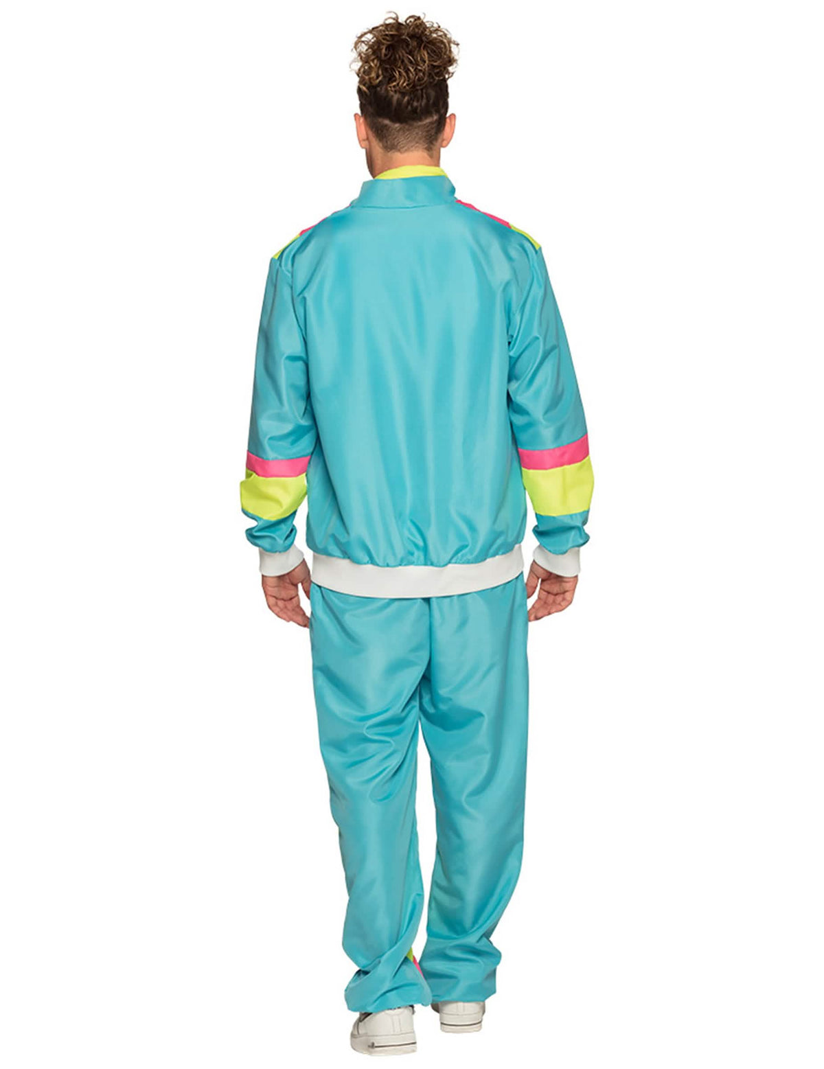 Muški neon plavi retro kostim za jogging