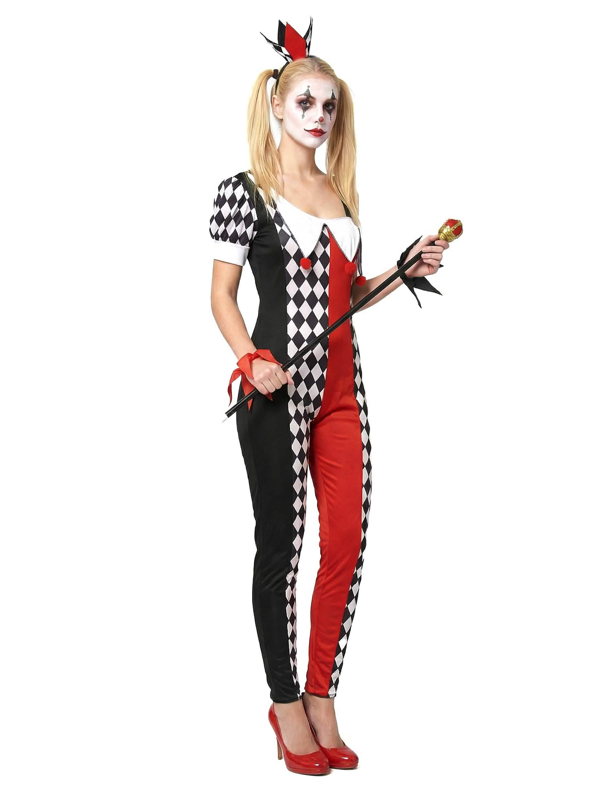 Žezlo i traka za glavu za ženski joker kostim