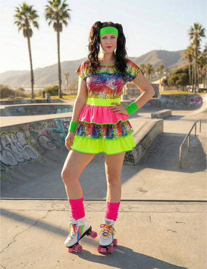 Kičasti kostim za žene iz 80-ih 