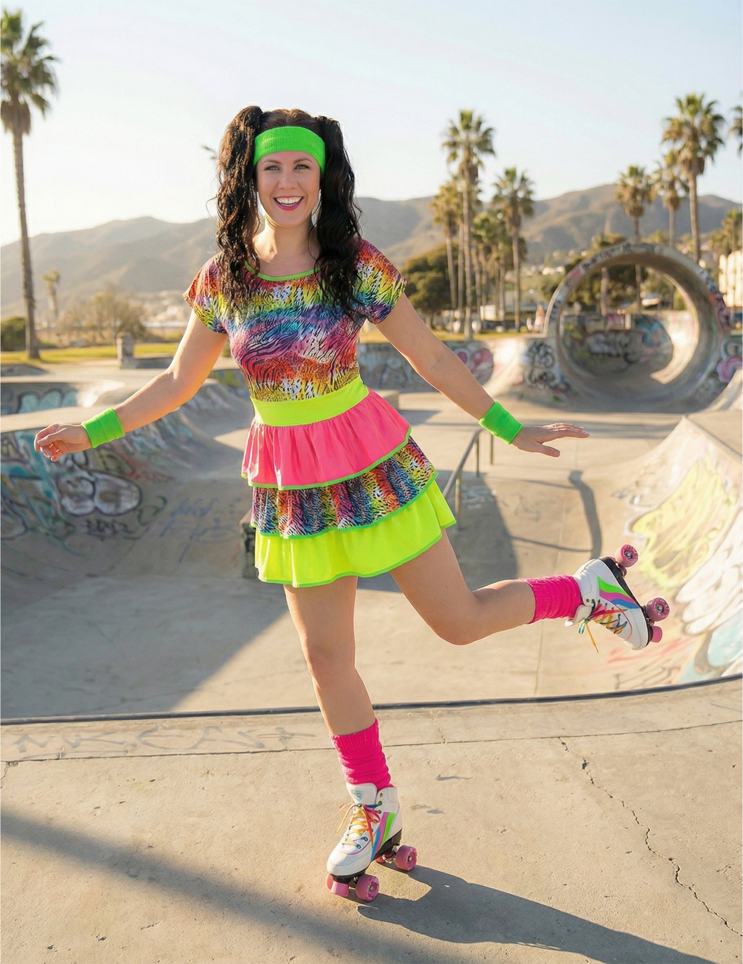 Kičasti kostim za žene iz 80-ih 