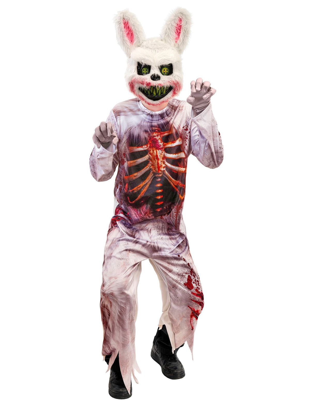 Déguisement Lapin zombie enfant