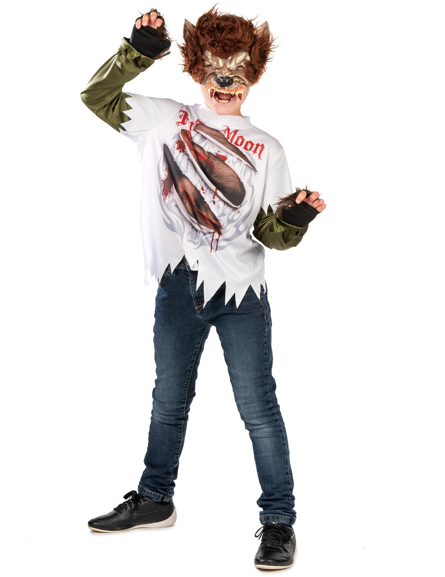 Wolf -garou kostim za djecu - luksuz