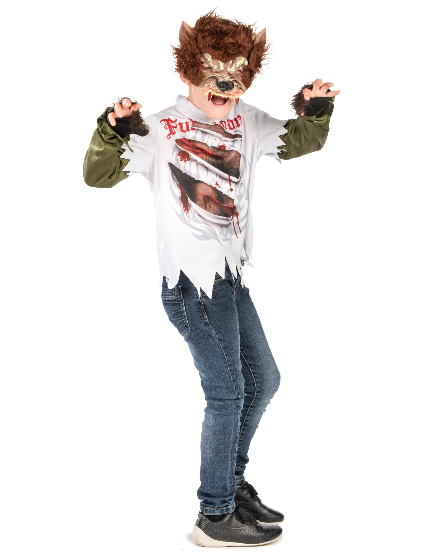 Wolf -garou kostim za djecu - luksuz