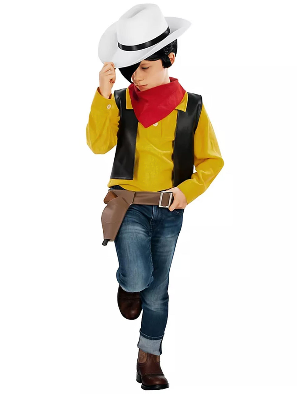 Vue d'ensemble du déguisement Lucky Luke™ pour garçon