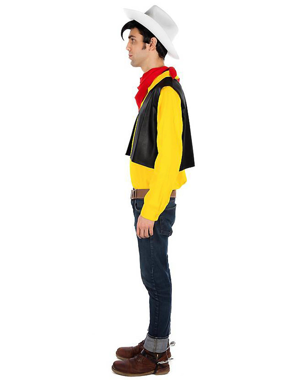Vue de profil du déguisement Lucky Luke™ pour homme