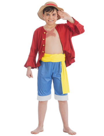 Luffy jednodijelni dječji kostim