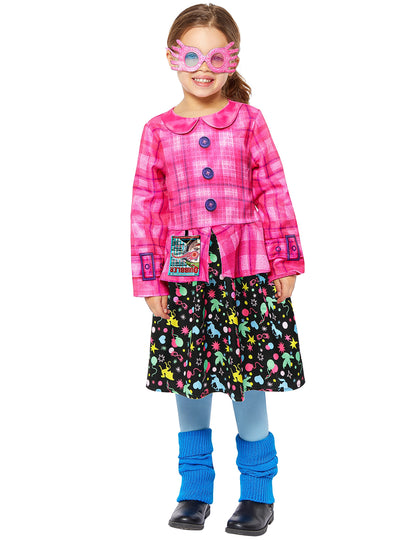Vue de face du déguisement Luna Lovegood pour fille