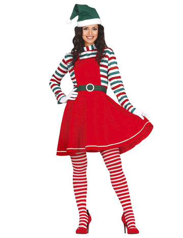 Kostim božićnog vilenjaka za žene 