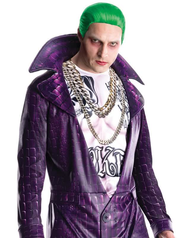 Krupni plan na torzo luksuznog kostima Joker Suicide squad™