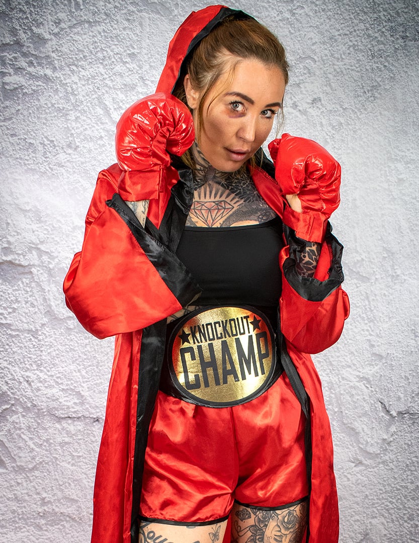 Luksuzna boksačka luksuzna žena