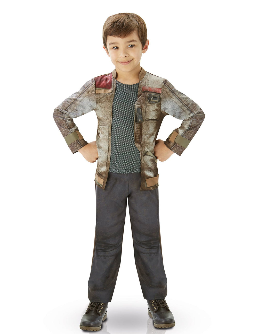 Déguisement luxe Finn Star Wars VII™ pour enfant marron et gris