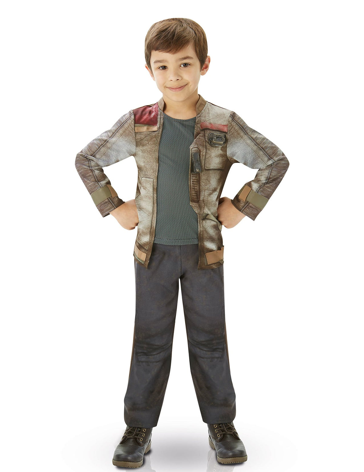 Déguisement luxe Finn Star Wars VII™ pour enfant marron et gris