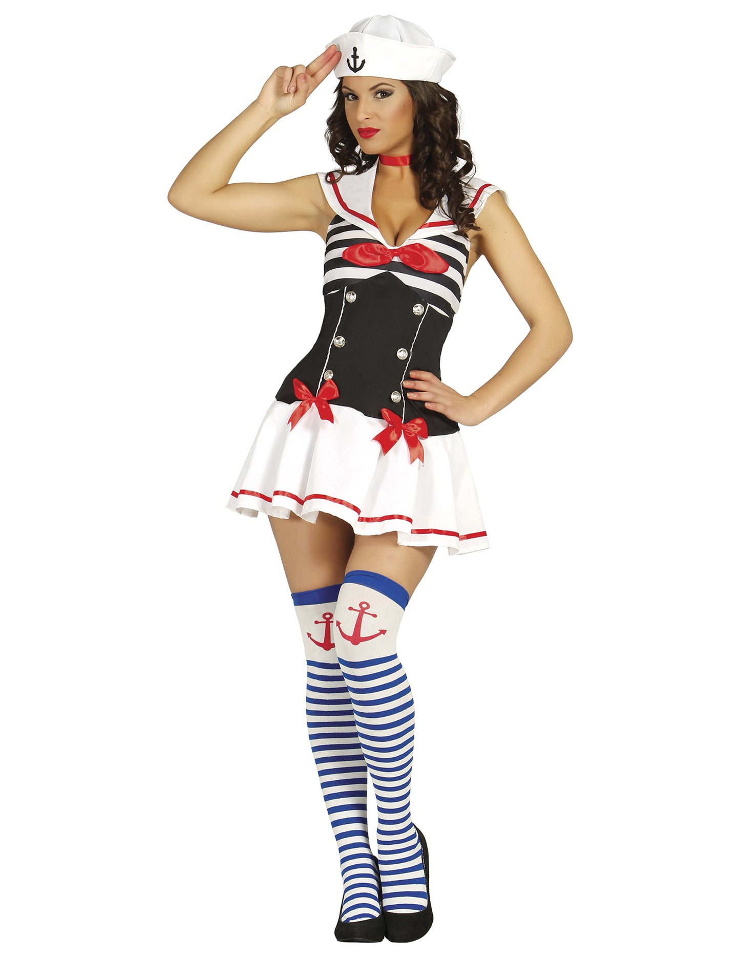 Crna i crvena seksi morska dla