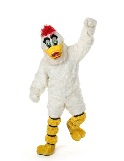 Kostim maskote bijele patke za odrasle