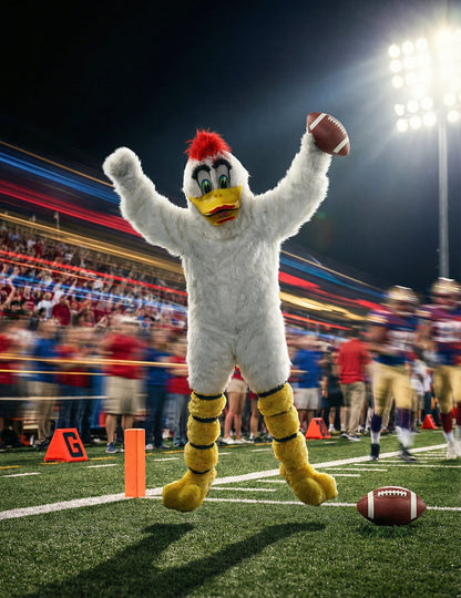 Kostim maskote bijele patke za odrasle